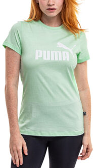 PUMA Dames essential logo t-shirt Groen