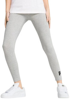 PUMA Dames essential no.1 logo legging Grijs - S