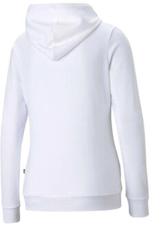 PUMA Dames essentials logo hoodie Wit - S