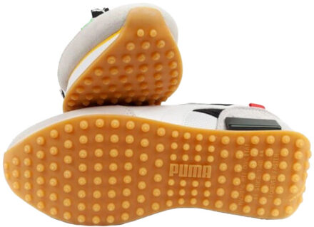 PUMA Dames future rider leren trainers Wit - 38