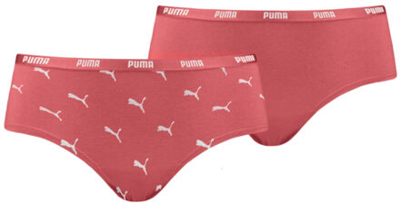 PUMA Dames Hipsters Cat Logo 2-pack Heartfelt-XL - XL