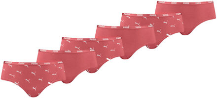 PUMA Dames Hipsters Cat Logo 6-pack Heartfelt-L