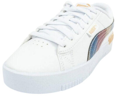 PUMA Dames jada olympische leren trainers Wit - 37