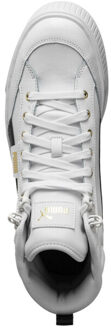 PUMA Dames karmen leather mid cut trainers - maat 37 Wit