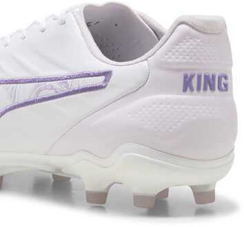 PUMA Dames KING PRO BL FG/AG Voetbalschoenen - maat EU 42 / UK 8 Wit