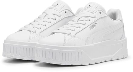 PUMA Dames Leren Sneakers met SoftFoam+ Demping Puma , White , Dames - 38 1/2 Eu,37 Eu,40 1/2 Eu,36 Eu,38 Eu,39 Eu,37 1/2 Eu,40 EU