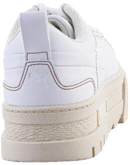 PUMA Dames mayze infuse leren trainers - maat 37,5 Wit