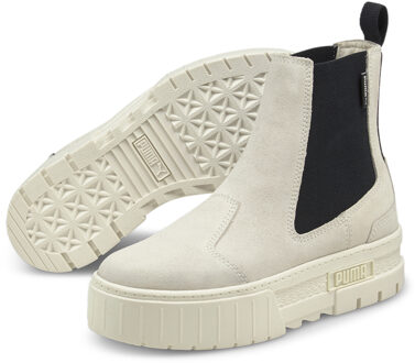 PUMA Dames Mayze Suede Chelsea Laarzen - maat Wit