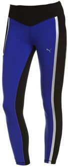 PUMA Dames Power Shape Legging Lang Training Gym Strak 514487 02 Zwart/blauw
