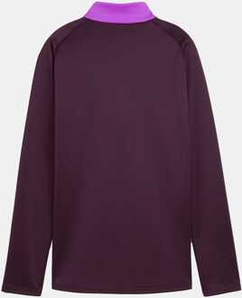 PUMA Dames Puma Individualblaze 1/4 Zip Top in Wijn Wijnrood - L
