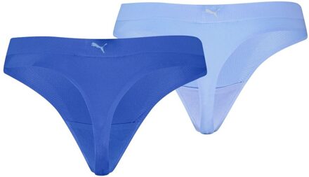 PUMA Dames Sport String 3D Knit 2-pack Blauw - M