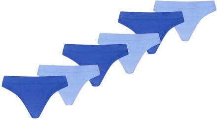 PUMA Dames Sport String 3D Knit 6-pack Blauw - XL