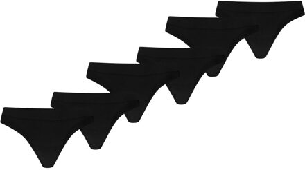 PUMA Dames Sport String 3D Knit 6-pack Zwart-M - M