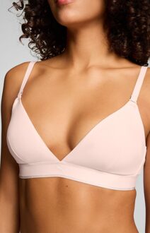 PUMA Dames Sport Triangel Bralette 3D Knit Light Pink-XXL Roze - XXL