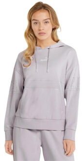 PUMA Dames stardust hoodie Paars - XL