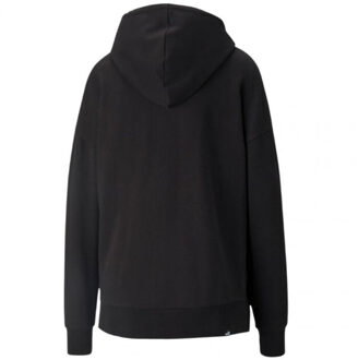 PUMA Dames sueded hoodie - maat M Zwart