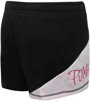 PUMA Dames Sweet Shorts Casual Hardloop Lounge Broek Zwart 518142 02 - XS