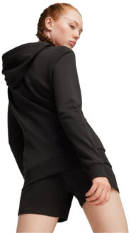 PUMA Dames team goal casual hoodie Zwart - S