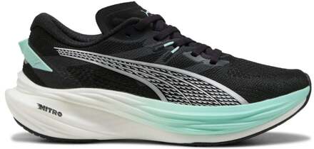 PUMA Deviate Nitro 3 Neutrale Schoen Dames-Zwart,Mint - 42.5