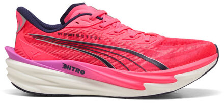 PUMA Deviate NITRO 4 HYROX Heren wit/roze - 42 1/2