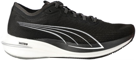 PUMA Deviate Nitro Neutrale Schoen Dames-Zwart,Wit - 37.5