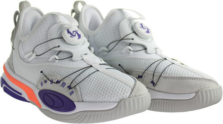 PUMA Double Disc Wit-Ultra Violet Herentrainers - maat EU 42 / UK 8 Veelkleurig