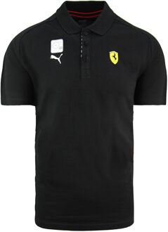 PUMA Dry Cell Scuderia Ferrari Poloshirt Korte Mouw Zwart Heren Top 762387 02