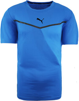 PUMA Dry Cell Thermo R+ BND Hardlopen Korte Mouw CrewNeck Blauw Heren Tee 519400 03