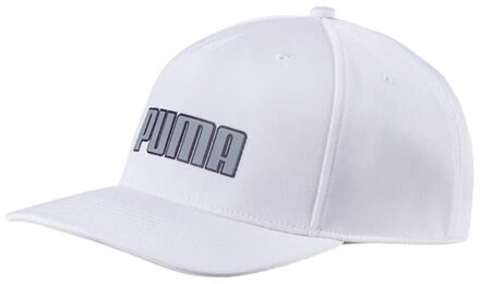 PUMA DryCell Go Time Flex Snapback Verstelbare Unisex Witte Hoed 021430 01