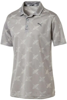 PUMA DryCell Performance Fit Alterknit Poloshirt Korte Mouw Heren Top 595715 01 - maat M Grijs