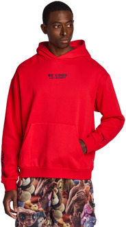PUMA E.t. Hoodies Heren - Rood - Maat S - Katoen Fleece Red