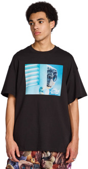 PUMA E.t. T-shirts Heren - Zwart - Maat XS - Katoen Jersey Black