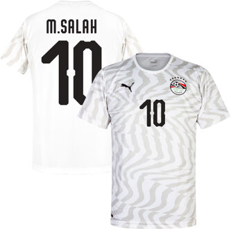 PUMA Egypte Shirt Uit 2019-2020 + M.Salah 10 (Fan Style) - M