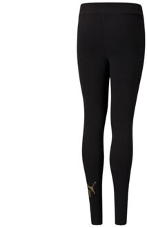 PUMA Ess+ logo legging kinderen/kinderen Zwart - 116