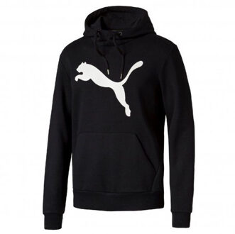 PUMA Essential Fleece Big Cat Pull Over Hoodie Heren Trui met capuchon 838258 01 - maat M Zwart