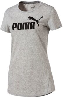 PUMA Essential N° 1 Heather T-shirt met korte mouwen - Vrouwen - Maat XS - grijs