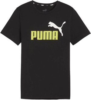 PUMA Essential +2 col logo t-shirt Zwart - 140