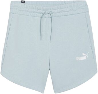 PUMA Essentials 5" High Waist Short Dames blauw - L