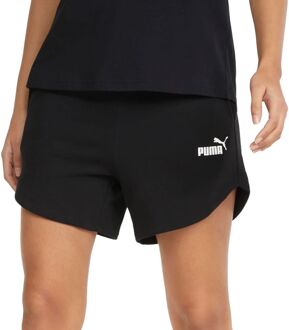 PUMA essentials 5-icnh high waist korte broek zwart dames - L