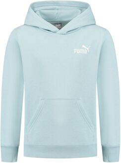 PUMA Essentials+ Embroidery Hoodie Junior lichtblauw - 128