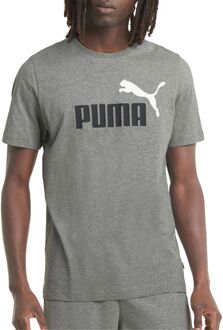 PUMA Essentials+ Logo Shirt Heren grijs - XL