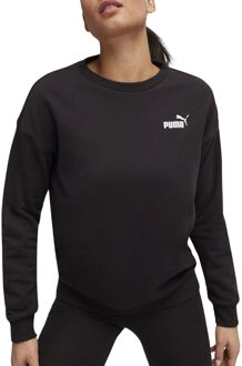 PUMA Essentials+ Relaxed Small Logo Sweater Dames zwart