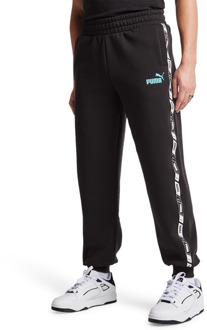 PUMA Essentials+ Tape Broeken Heren - Zwart - Maat S - Katoen Fleece Black