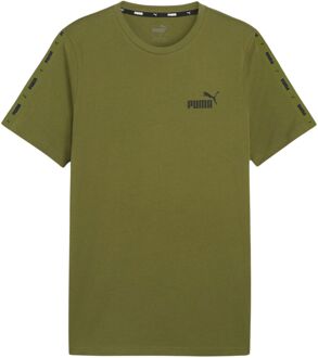 PUMA Essentials+ Tape Shirt Heren groen - L