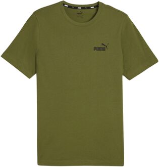 PUMA Essentials Small Logo Shirt Heren olijfgroen
