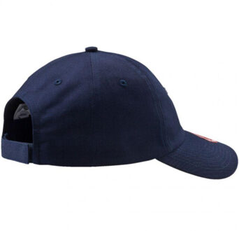 PUMA Essentiële grote kat katoenen baseballpet Blauw - One size
