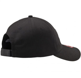PUMA Essentiële grote kat katoenen baseballpet - maat One size Zwart