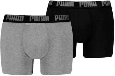 PUMA Everyday basic 2-pack boxers Grijs - L