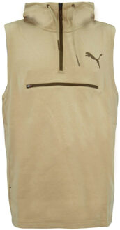 PUMA Evo Zip Up Slaploos Beige Heren Hoodie Vest 574519 01