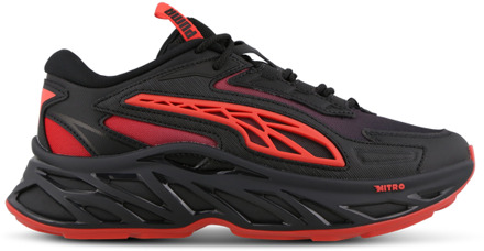 PUMA Exotek Kindersneakers - Zwart - Maat 37 - Mesh/Synthetisch Black